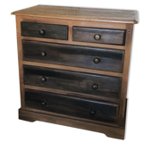 Solid pine chest of drawers
