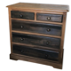 Solid pine chest of drawers