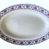 Antique serving dish in Saint-Amand earthenware (Nord)