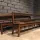 Pair of monastery benches