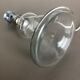 danish modern clear glass Table Light base by HOLMEGAARD, Denmark 1970s