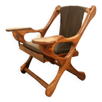 Don Shoemaker sling Winger lounge chair for Senal