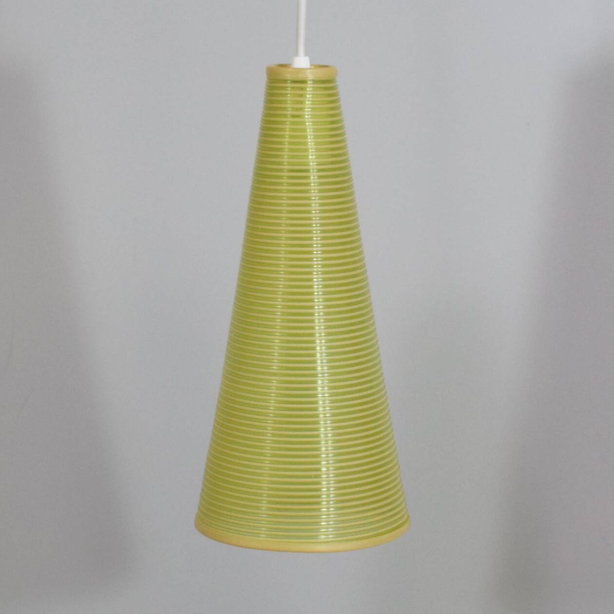 Set of 3 Rhodoid Rotaflex pendants, 1950
