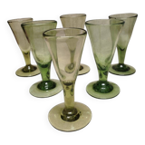 6 Biot stemmed glasses