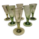 6 Biot stemmed glasses