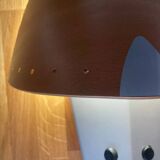 Vintage wood and metal wall lights, France 1980s