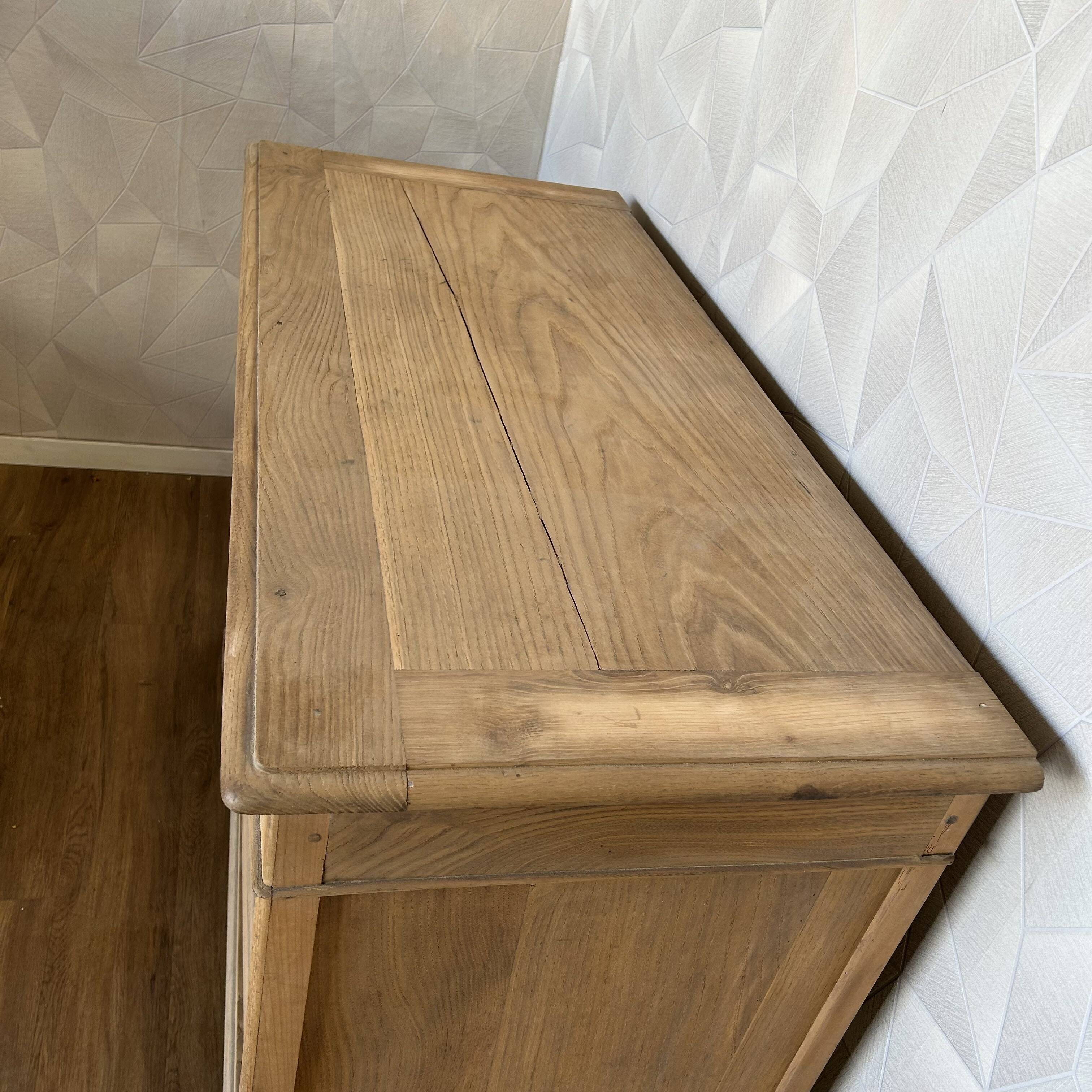 Solid stripped oak sideboard