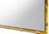 Bamboo mirror gold metal