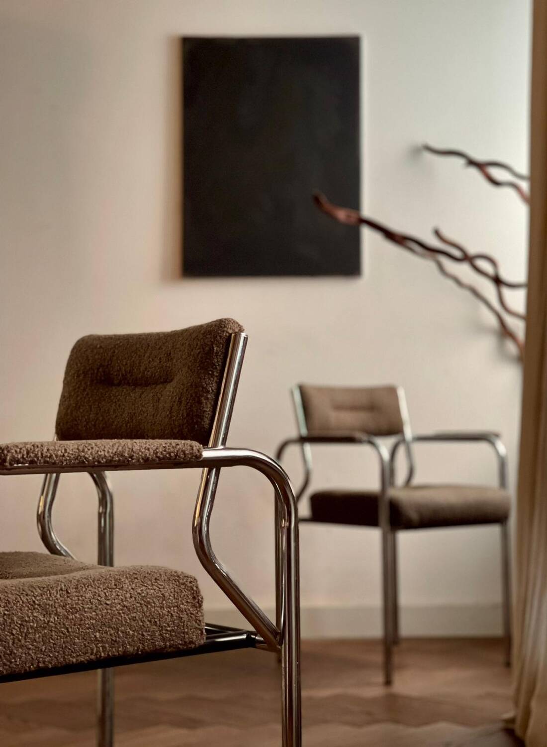 Pair of vintage 70s chairs