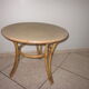 Table basse en rotin