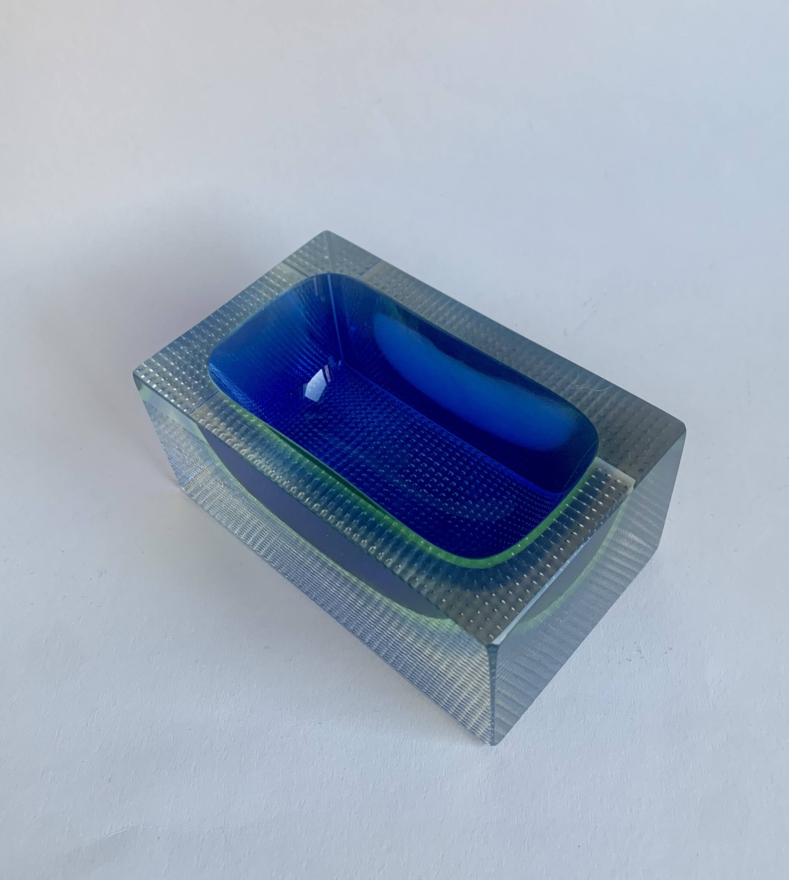 Murano Ashtray by Flavio Poli  1980s