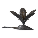 Cendrier decoratif fleurs amovibles vintage