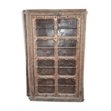Old wooden door with frame