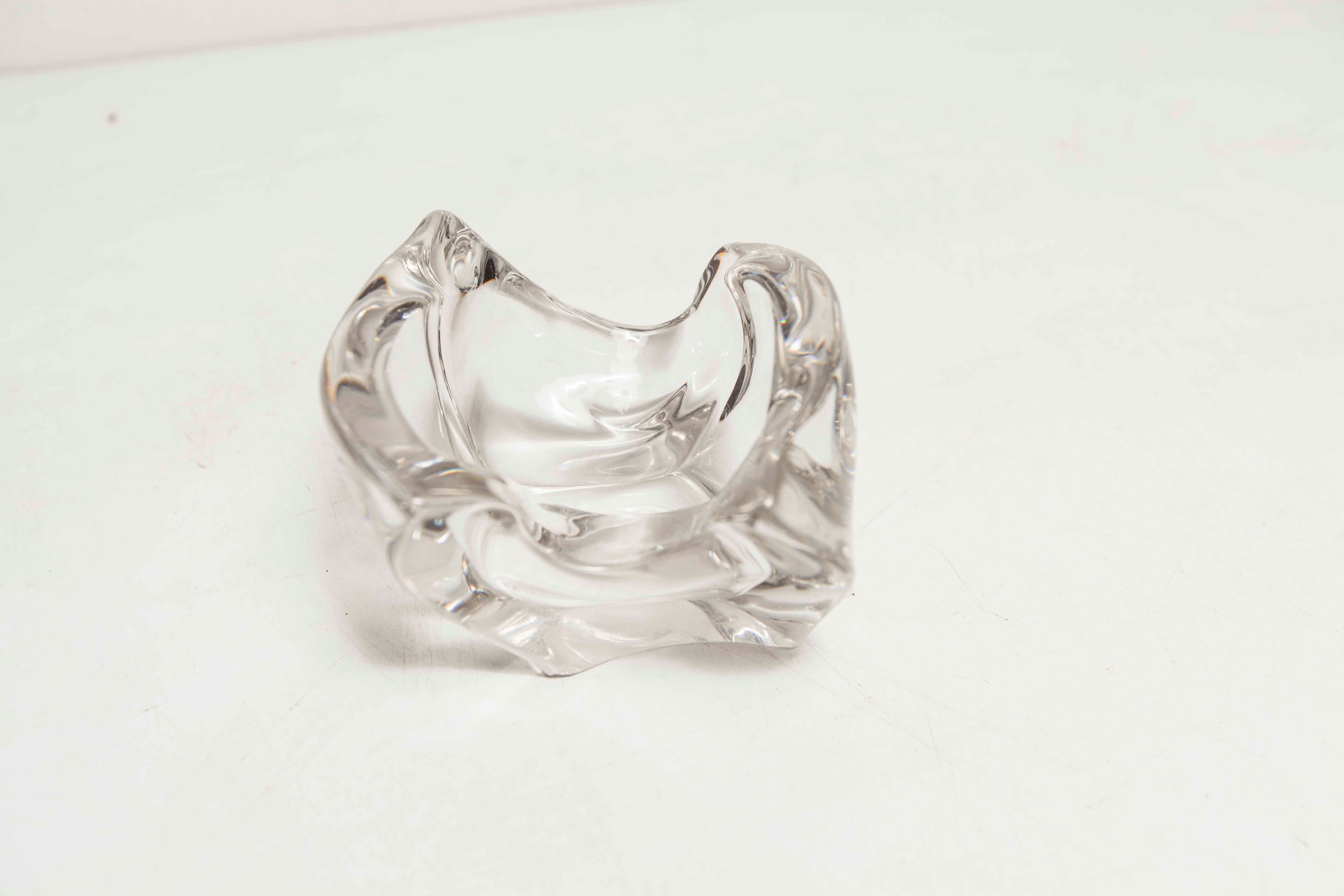 Ashtray crystal of arques 1960