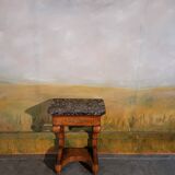 Small Restoration period console in walnut