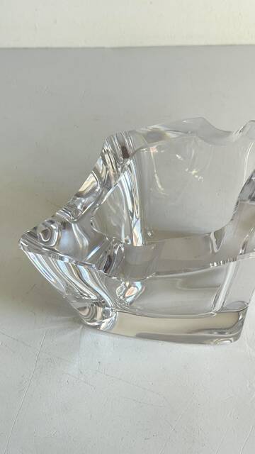VINTAGE Free-Form Crystal ASHTRAY