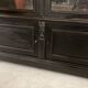 Library from the Napoléon III era in blackened pear wood.