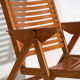 Vintage folding rocking chair Rex by Niko Kralj – Slovenia, circa 1970.
