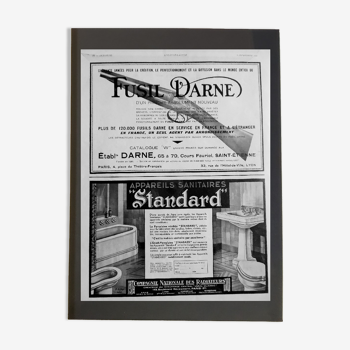 Publicité originale " Fusil Darne & Standard " 1933