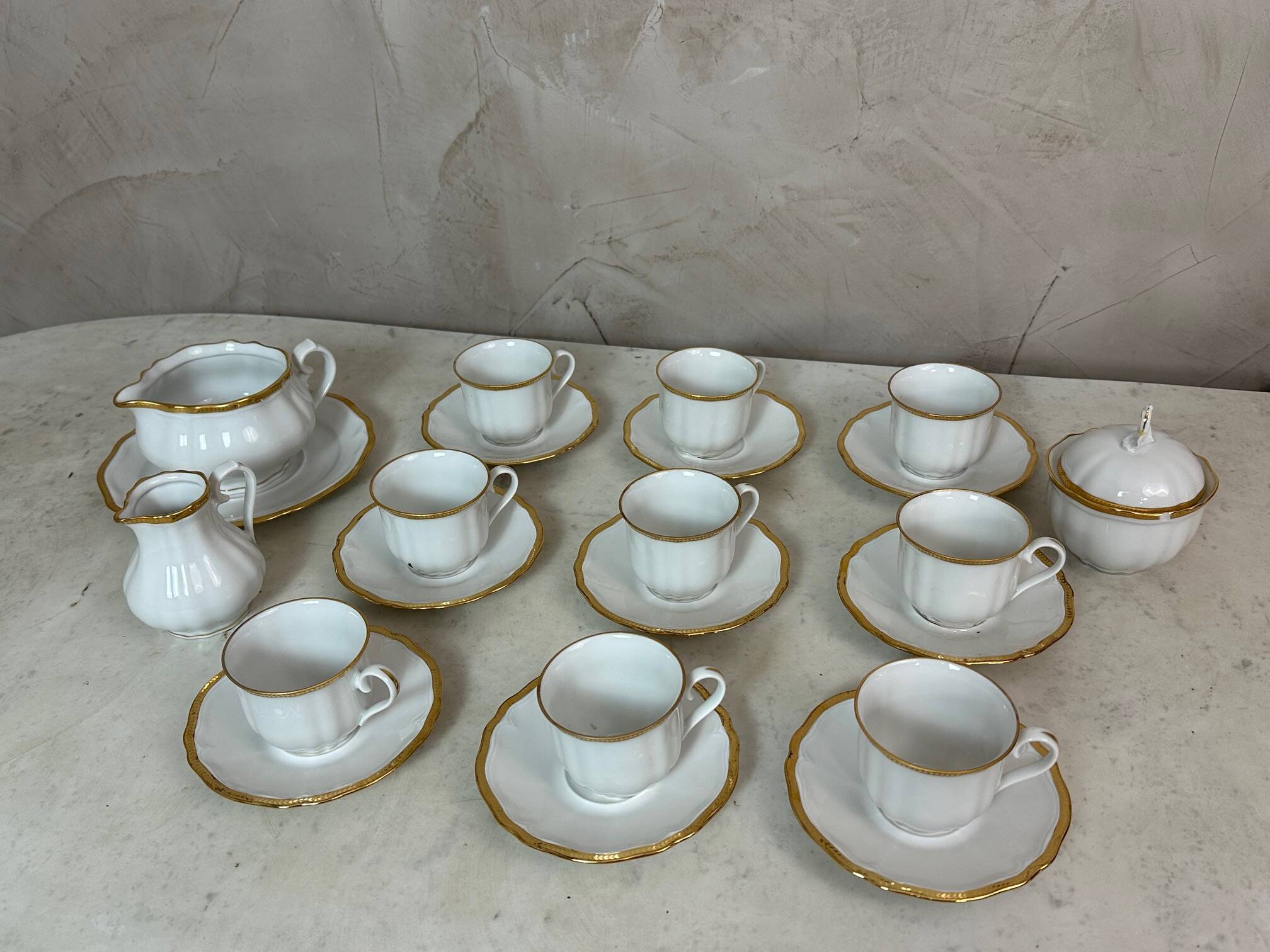 Porcelain coffee service