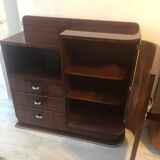 Storage unit, art deco bookcase