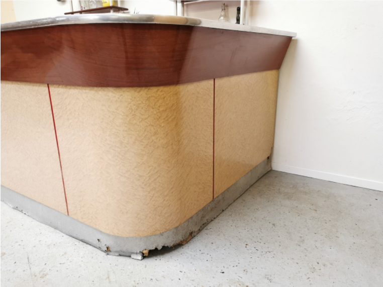 Vintage bar counter 1950