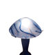 Vintage blue blown glass mushroom lamp – Murano style