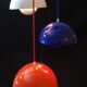 3 x Early Louis Poulsen Verner Panton VP1 flowerpot lamps Cluster of three