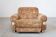 Chenille armchair with brushed aluminum profiles, 1970s