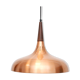 Vintage danish pendant lamp in copper 60's