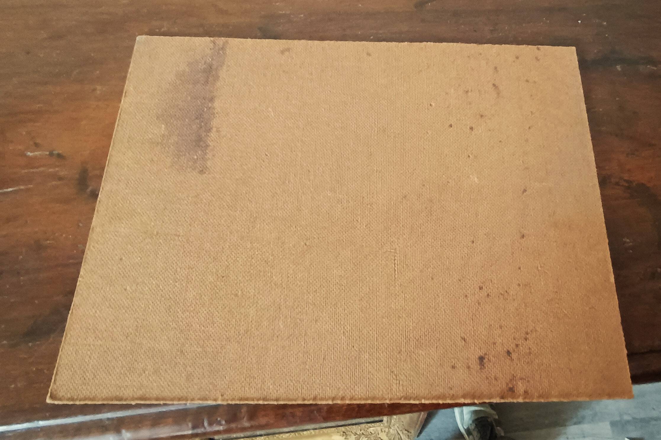 Peinture à l'huile sur carton, première moitié du XXe siècle, signée