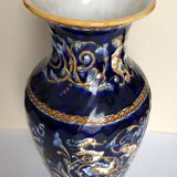Gien earthenware vase