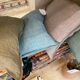 Coussin en lin 50x50cm vert