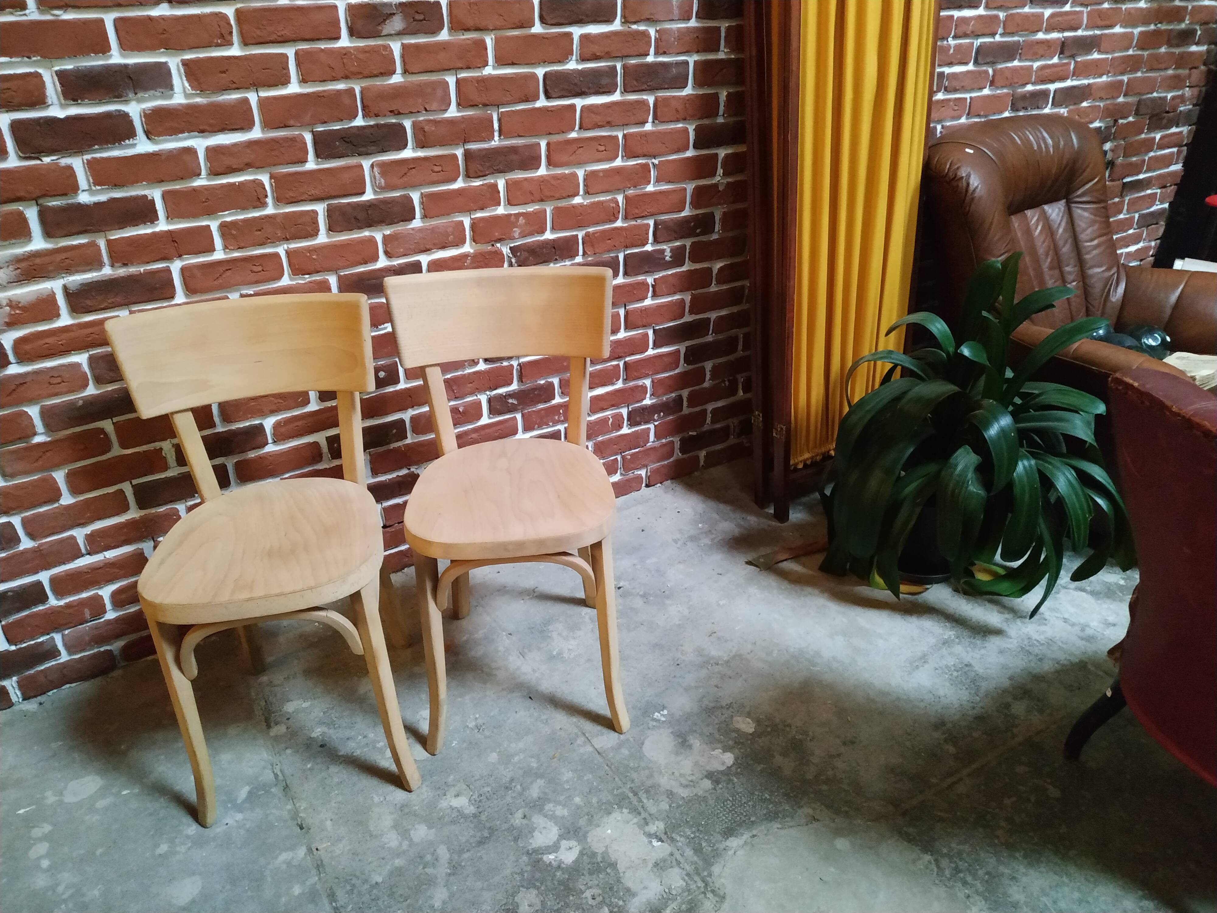 Set of 4 baumann bistro chairs