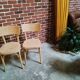 Set of 4 baumann bistro chairs