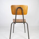 Set de deux chaises de bureau en teck de design danois