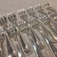 12 silver-plated oyster forks by the silversmith Ercuis, 12.2 cm