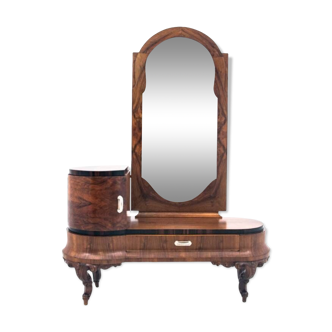 Dressing table - Art Deco tremo mirror, Italy, 1920s. After renovation.