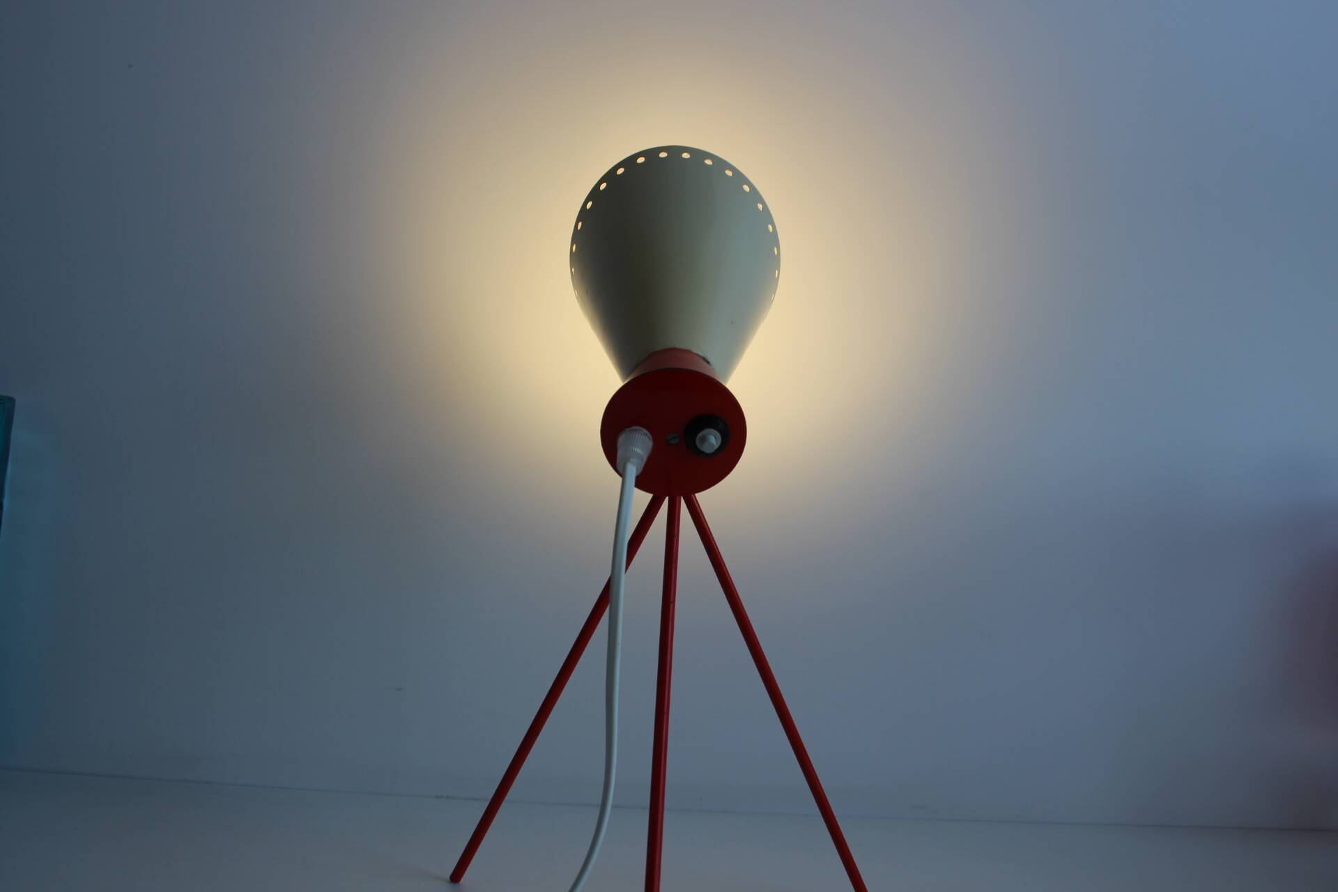 Vintage table lamp, model 1618/napako, josef hůrka, 1950's.
