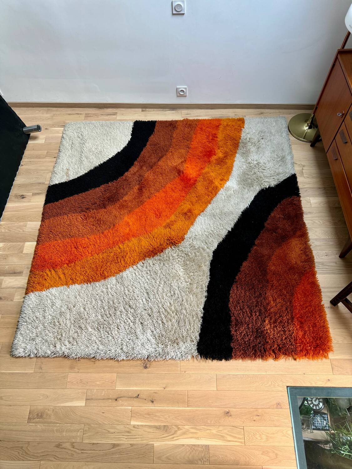 Vintage Space Age Rug Panton / 70s Style