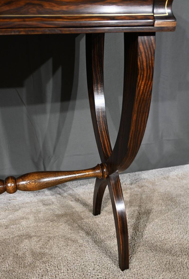 Rosewood work table, Napoleon III style, Maison Roll, Fg. St Antoin