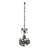 Lustre ancien en métal et tôle, Italie, XXe siècle
