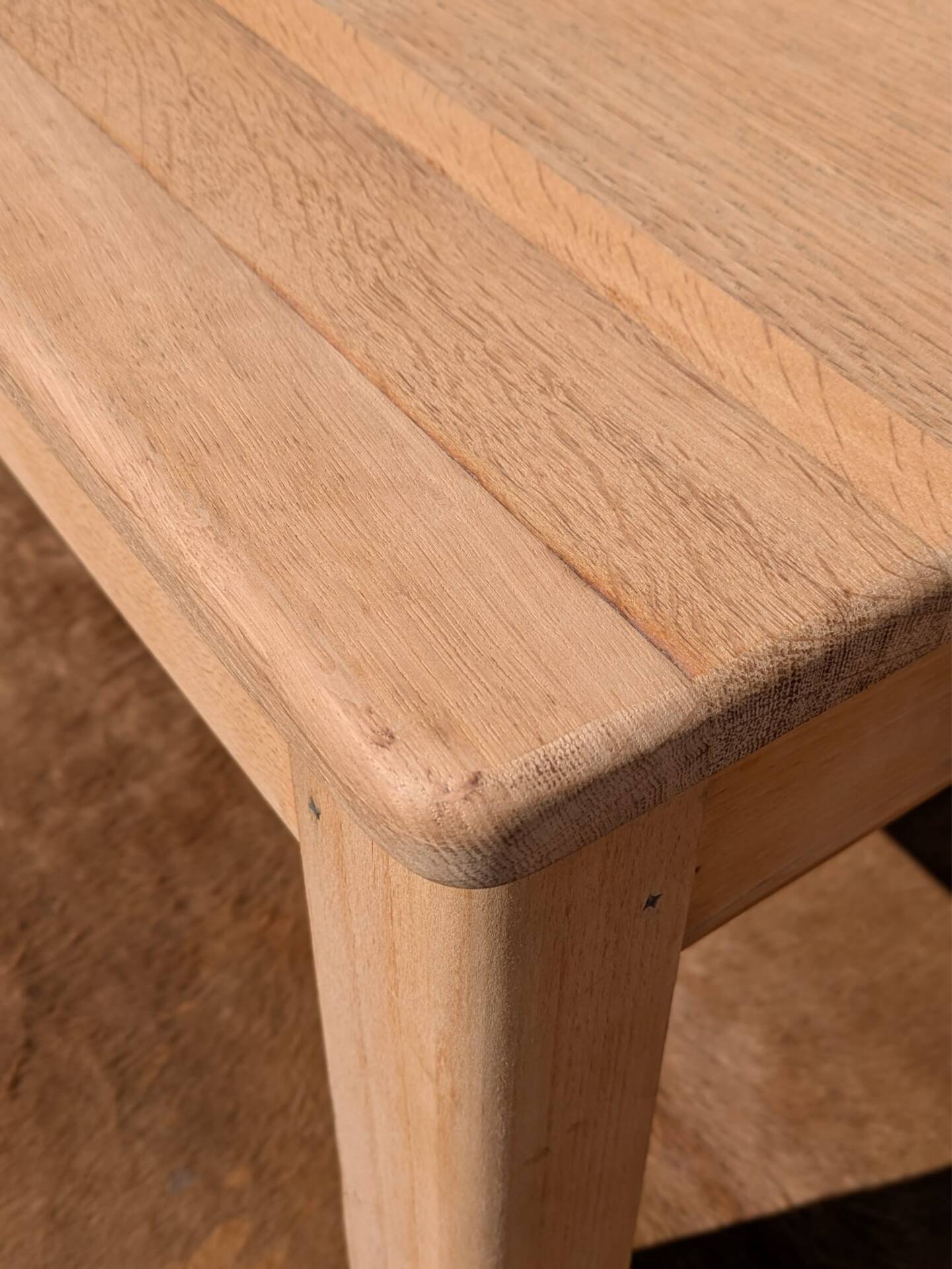 Light oak coffee table