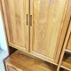 Multifunctional, modular shelving unit/wall system, teak, Denmark, 60s/70s