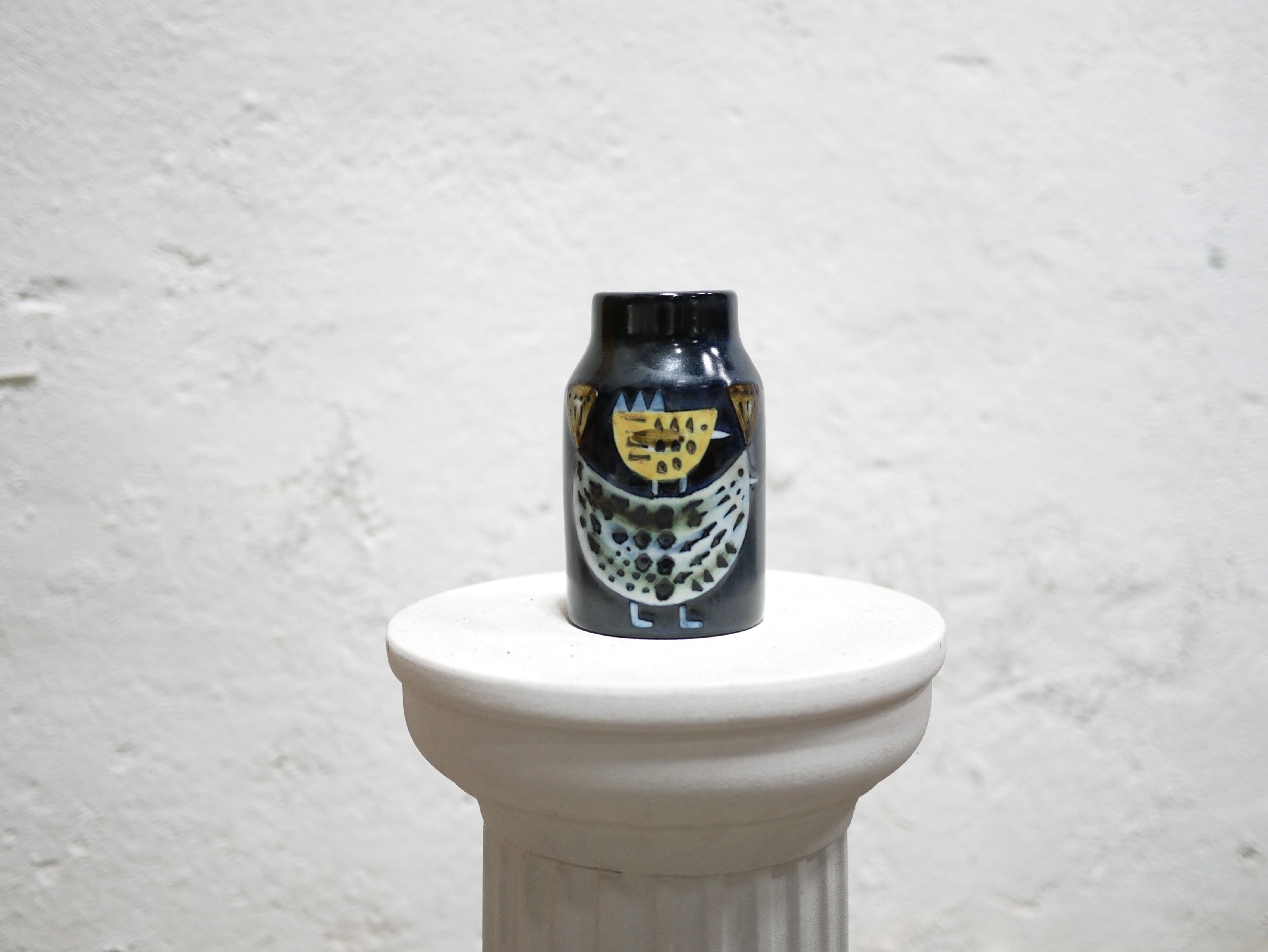 Vintage Scandinavian ceramic vase by Lisa Larson for Gustavsberg