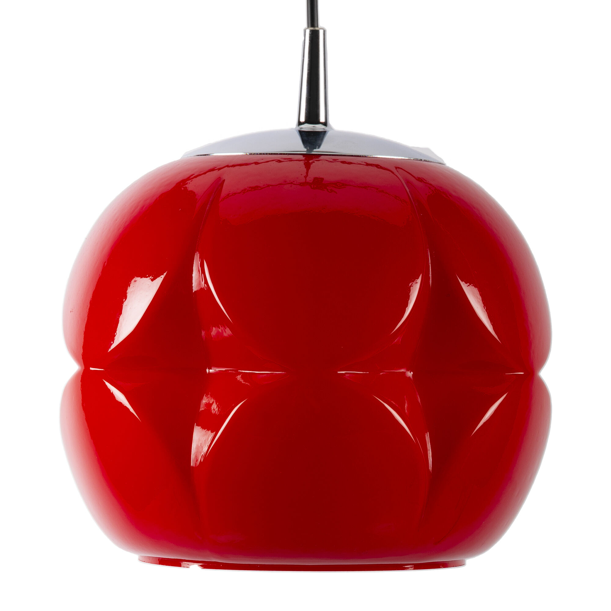 Red Peil & Putzler Pendant Lamp