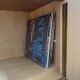 2-door wood sideboard or Record cabinet 1970s