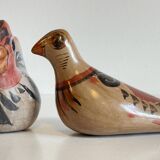Couple BIRDS Handmade Ceramics MEXICO