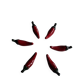 6 knife rests Peppers