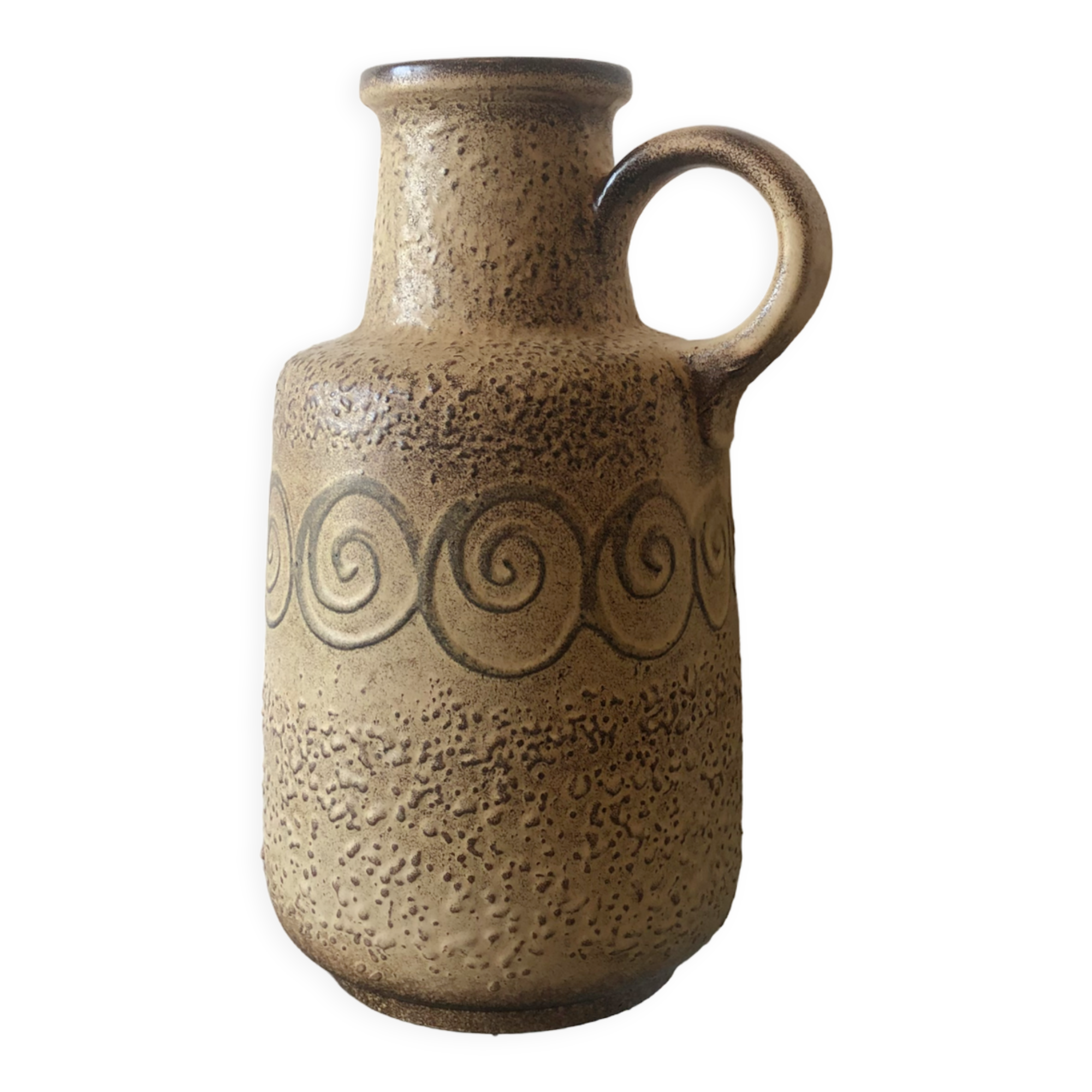 Sandstone pitcher-shaped vase, 70s